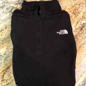 Men’s xl North Face 1/4 zip pull over fleece